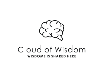 Cloud of Wisdom logo design by logitec