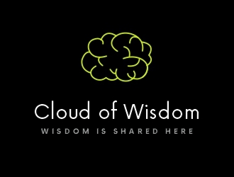 Cloud of Wisdom logo design by ManishKoli