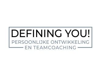Defining You! Persoonlijke ontwikkeling en teamcoaching logo design by dibyo