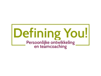 Defining You! Persoonlijke ontwikkeling en teamcoaching logo design by uttam