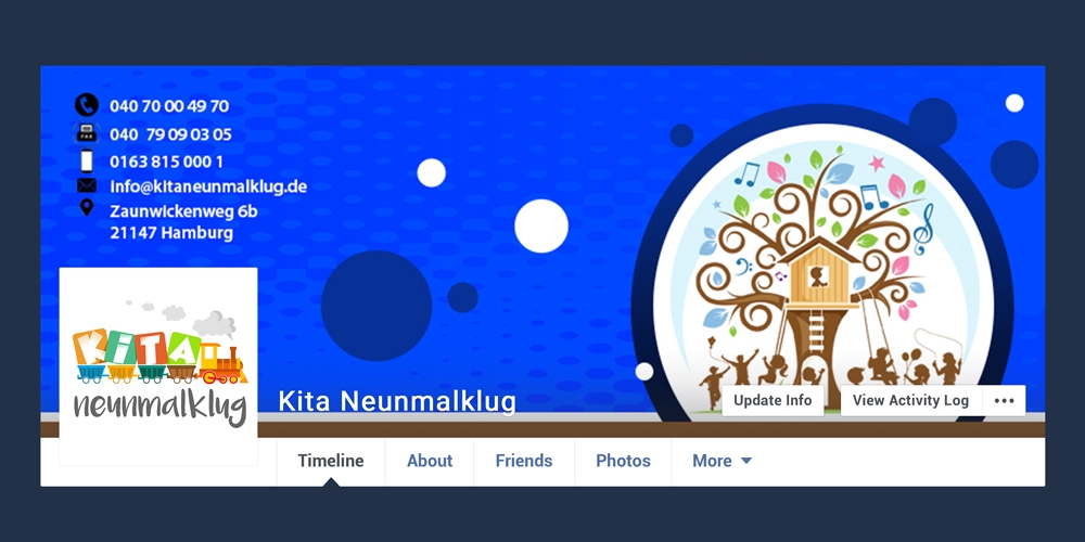 KITA neunmalklug logo design by wandk