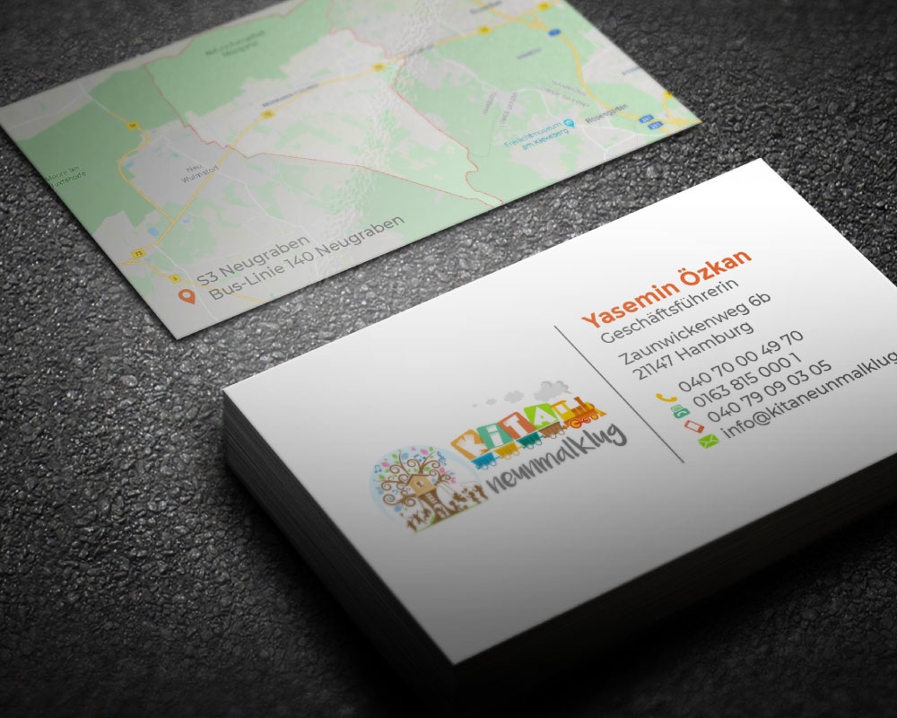 KITA neunmalklug logo design by Boomstudioz