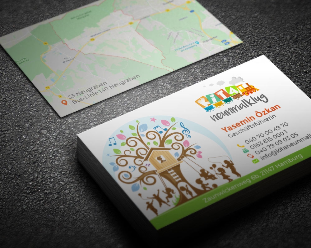 KITA neunmalklug logo design by Boomstudioz