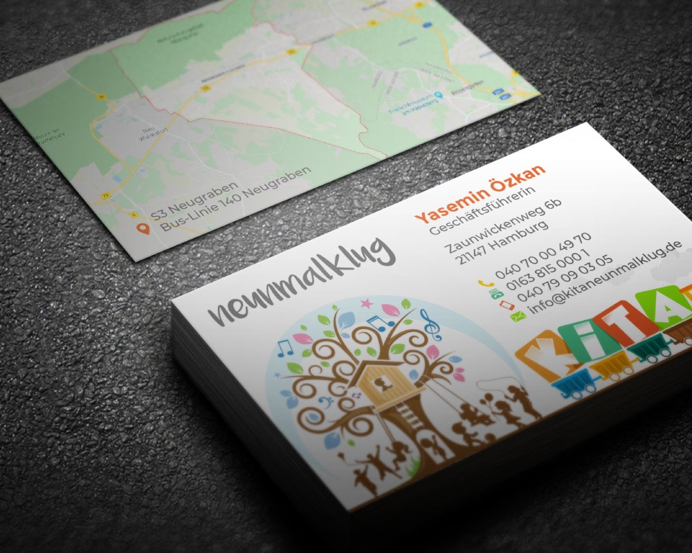 KITA neunmalklug logo design by Boomstudioz