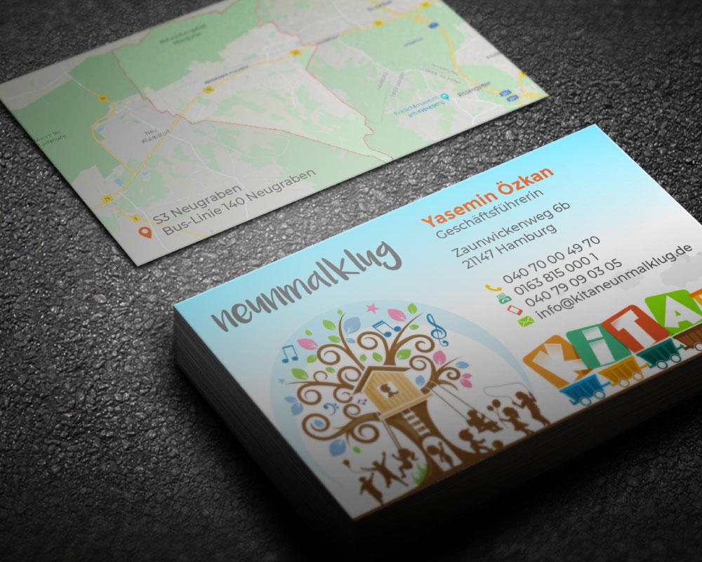 KITA neunmalklug logo design by Boomstudioz