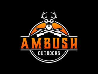 Ambush Outdoors logo design by Garmos