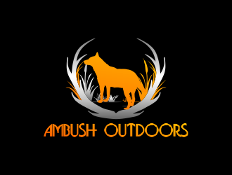 Ambush Outdoors logo design by Gwerth