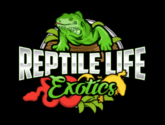 Reptile Life Exotics logo design by lestatic22
