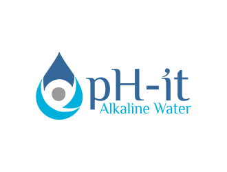 pH-it Alkaline Water logo design by Gwerth