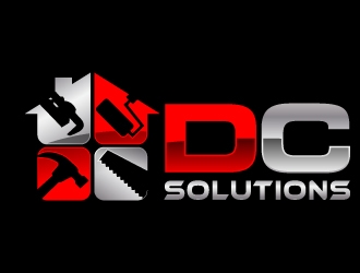DC SOLUTIONS  logo design by jaize