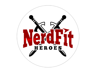 NerdFit Heroes logo design by Coolwanz