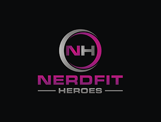 NerdFit Heroes logo design by kurnia
