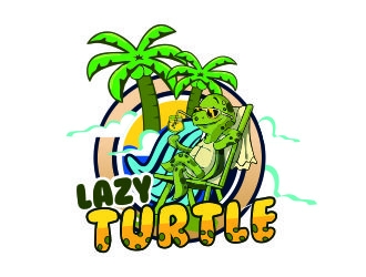 lazy turtle  logo design by mrdesign