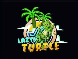 lazy turtle  logo design by mrdesign