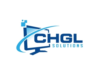 CHGL Solutions logo design by jaize
