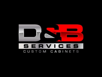 D & B SERVICES CUSTOM CABINETS logo design by jaize
