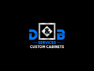 D & B SERVICES CUSTOM CABINETS logo design by pakderisher