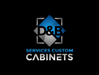 D & B SERVICES CUSTOM CABINETS logo design by pakderisher