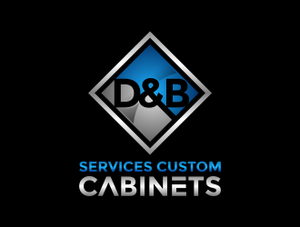 D & B SERVICES CUSTOM CABINETS logo design by pakderisher