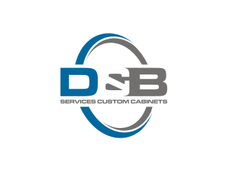 D & B SERVICES CUSTOM CABINETS logo design by rief