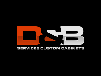 D & B SERVICES CUSTOM CABINETS logo design by Gravity