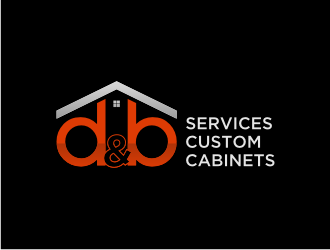 D & B SERVICES CUSTOM CABINETS logo design by Gravity