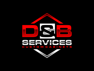 D & B SERVICES CUSTOM CABINETS logo design by semar