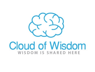 Cloud of Wisdom logo design by frontrunner