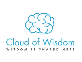 Cloud of Wisdom logo design by Suvendu