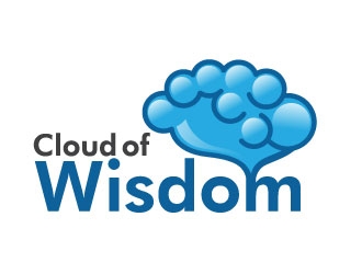 Cloud of Wisdom logo design by Suvendu