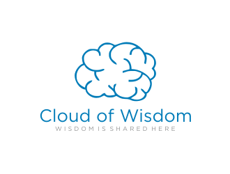 Cloud of Wisdom logo design by Barkah