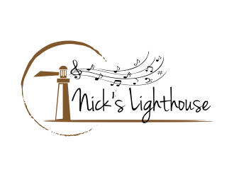 Nicks Lighthouse logo design by Gwerth