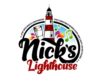 Nicks Lighthouse logo design by DreamLogoDesign