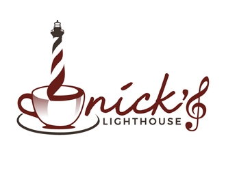 Nicks Lighthouse logo design by DreamLogoDesign