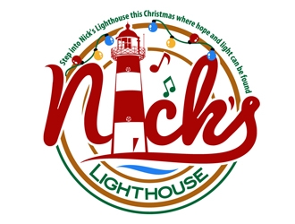 Nicks Lighthouse logo design by DreamLogoDesign