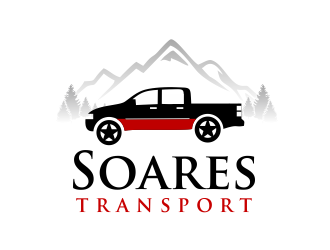 Soares Transport logo design by Girly
