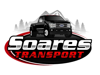 Soares Transport logo design by AamirKhan