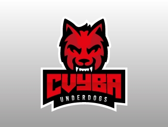 CVYBA UNDERDOGS logo design by Frenic