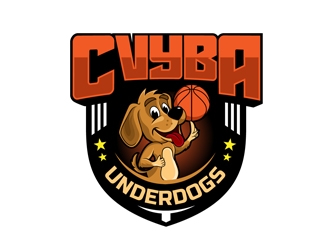 CVYBA UNDERDOGS logo design by DreamLogoDesign