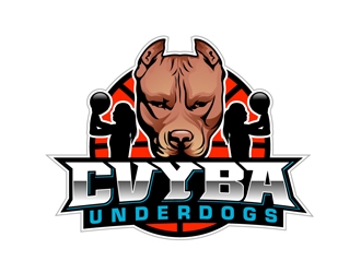 CVYBA UNDERDOGS logo design by DreamLogoDesign
