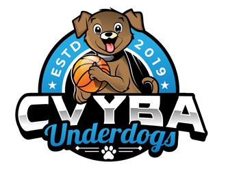 CVYBA UNDERDOGS logo design by DreamLogoDesign