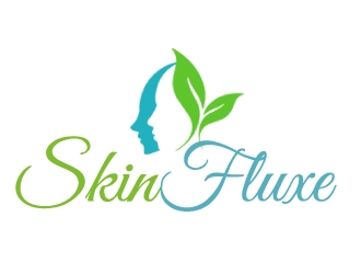 SkinFluxe logo design by AamirKhan
