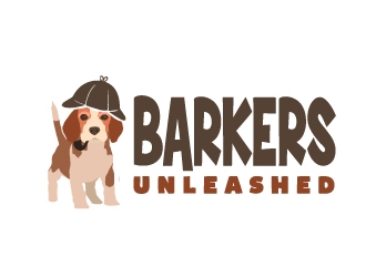 Barkers Unleashed logo design by AamirKhan