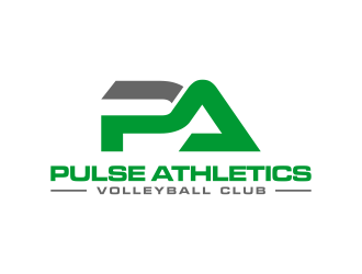 Pulse Athletics Volleyball Club logo design by p0peye