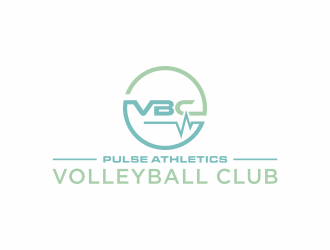 Pulse Athletics Volleyball Club logo design by checx