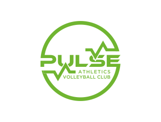 Pulse Athletics Volleyball Club logo design by salis17