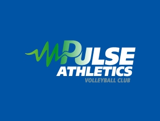 Pulse Athletics Volleyball Club logo design by josephope
