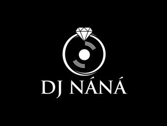 DJ NÁNÁ logo design by johana