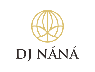 DJ NÁNÁ logo design by p0peye