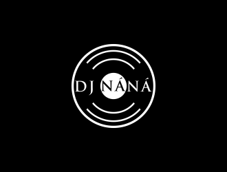 DJ NÁNÁ logo design by oke2angconcept